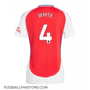 Arsenal Ben White #4 Replik Heimtrikot Damen 2024-25 Kurzarm